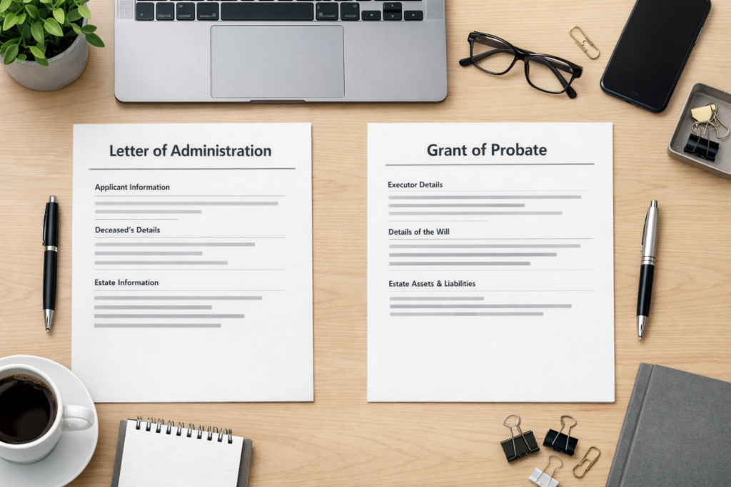 Letter of Administration vs Grant of Probate